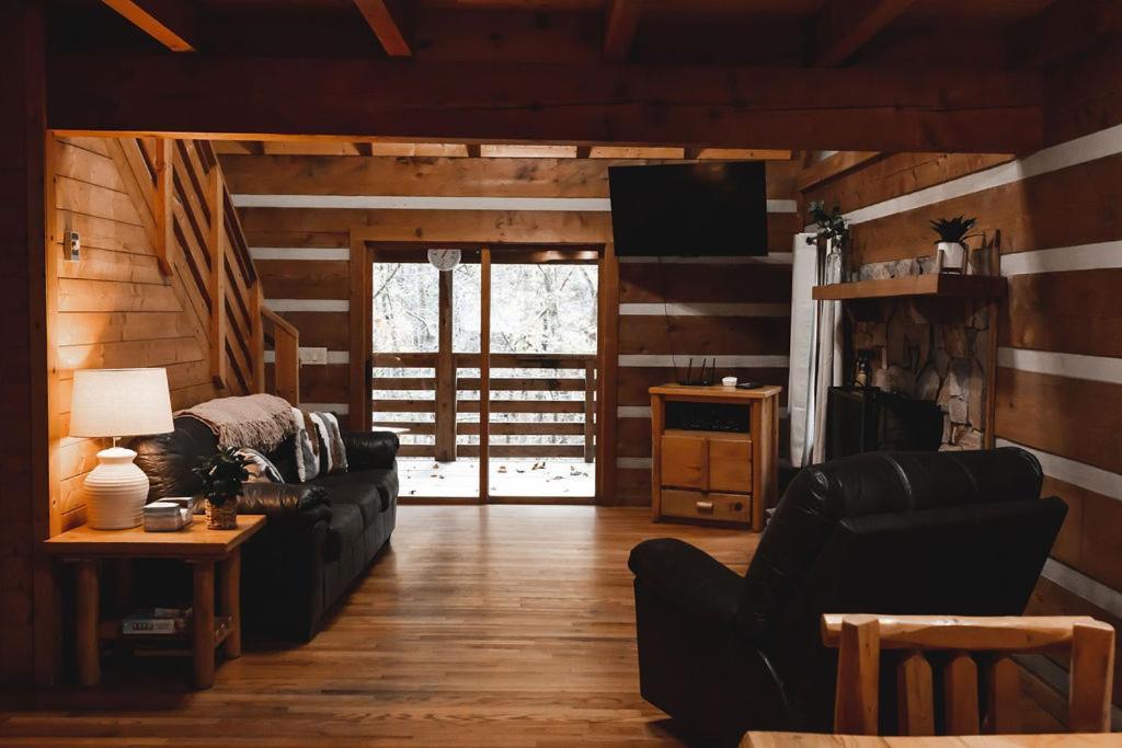 Wolf Creek Cabin At 36 North - Hot Tub Purlear Eksteriør billede
